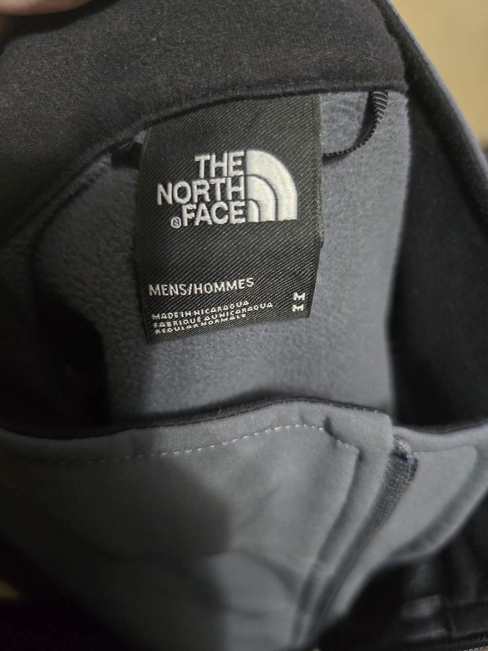 The North Face Men's Charcoal Gray Softshell Performance Jacket - Picture 3 of 5